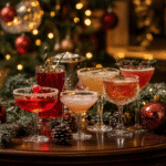 Christmas Cocktails for 2025: Easy Recipes, Best Drinks, Festive Tips 4 Assorted Christmas cocktails on a festive table